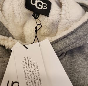 Joanne UGG shearling pull over Hoodie Medium